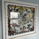 Hand finished white frame with guilt cream on a Kristjana Williams limited edition print