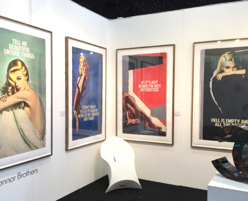 float mounting prints into box frames to allow paper cockling